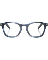 Prada - Eyewear Oval Frame Glasses - Lyst