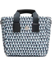 Moncler - Micro Caradoc Raffia Tote Bag - Lyst