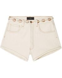 Alanui - Ocean Dream Denim Shorts - Lyst