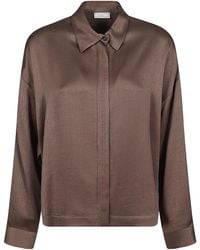 Peserico - Long-Sleeve Buttoned Shirt - Lyst