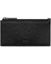 Dior - Zipped Card Holder With Split Ring - Lyst