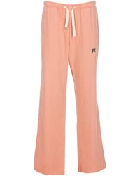 Palm Angels - Monogram Embroidered Drawstring Pants - Lyst