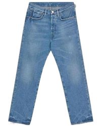 Acne Studios - Distressed Relaxed Fit Jeans - Lyst