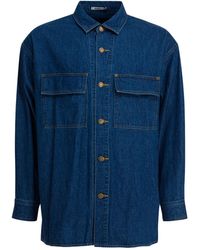AURALEE - Selvedge Denim Shirt - Lyst
