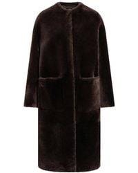 Blancha - Long Patch-Pocket Coat - Lyst