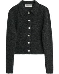 Our Legacy - Cropped Fuzzy Cardigan - Lyst