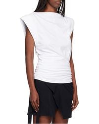 Isabel Marant - Maisan Cap-Sleeved Top - Lyst