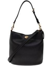 COACH - Willow B Logo Detailed Tote Bag - Lyst