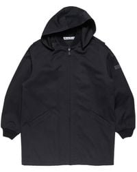 Acne Studios - Zip-Up Hooded Coat - Lyst