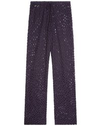 Dries Van Noten - Drawstring Jersey Trousers - Lyst
