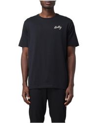 Bally - Logo Embroidered Crewneck T-Shirt - Lyst
