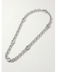 Gucci - Interlocking Chain Necklace - Lyst