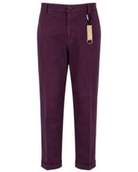 Manuel Ritz - Pressed-Crease Turn-Up Trousers - Lyst