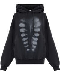 AVAVAV - Skeleton Print Oversized Hoodie - Lyst