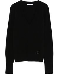 Patrizia Pepe - V-Neck Jumper - Lyst