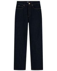 Tommy Hilfiger - Logo-Patch Straight-Leg Jeans - Lyst