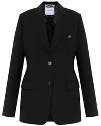 Moschino - Single-Breasted Crepe Blazer - Lyst