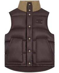Celine - Sleeveless Puffer Jacket - Lyst