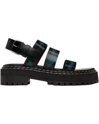 Proenza Schouler - Lug Open Toe High Heeled Sandals - Lyst