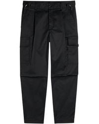 Moncler - Barrel-Leg Stretch-Cotton Cargo Trousers - Lyst