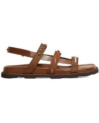 Moncler - Vera Isla Leather Sandals - Lyst