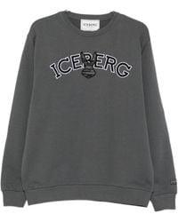 Iceberg - Logo-Embroidered Sweatshirt - Lyst