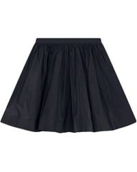 MSGM - Pleated A-Line Mini Skirt - Lyst