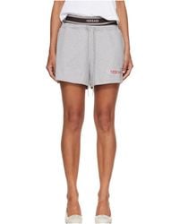 Versace - Logo-Embroidered Track Shorts - Lyst