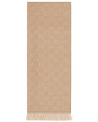 Gucci - Monogrammed Frayed-Edge Scarf - Lyst