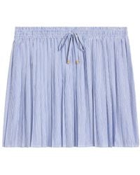 Celine - Pleated Pajama Skirt - Lyst