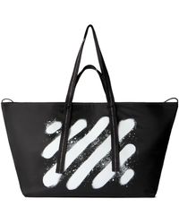 Off-White c/o Virgil Abloh - Diagonal Spray Top Handle Bag - Lyst