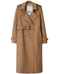 Burberry - Double-Breasted Long Kensington Trench Coat - Lyst