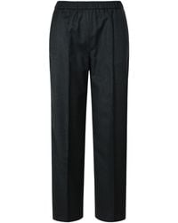 Fabiana Filippi - Elasticated Waistband Straight Leg Trousers - Lyst