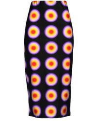 Sportmax - Polka Dot Stretch Skirt - Lyst
