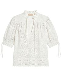 Ulla Johnson - Alouette Broderie-Anglaise Top - Lyst