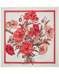 Ferragamo - Pattern Silk Scarf - Lyst