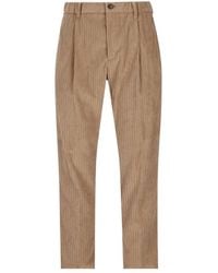 Herno - Pleated Corduroy Pants - Lyst