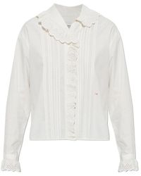 Isabel Marant - Isabel Marant Étoile Nomia Ruffled Trim Top - Lyst