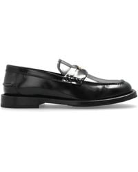 Moschino - Square Toe Loafers - Lyst
