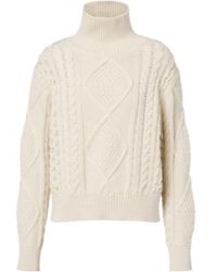 Nili Lotan - Kimmy Cable-Knit Cotton And Cashmere Sweater - Lyst