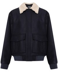 Balmain - Detachable Collar Bomber Jacket - Lyst