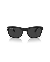 Ray-Ban - Logo-Plaque Square-Frame Sunglasses - Lyst