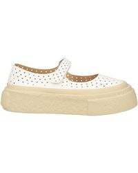 MM6 by Maison Margiela - Minimalist Genuine Leather Mary Jane Wedge Heels - Lyst