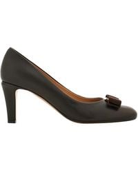 Ferragamo - Vara Bow Pump - Lyst