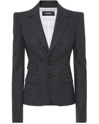 DSquared² - Pinstripe Pattern Blazer - Lyst