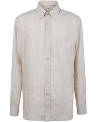 Etro - Logo Embroidered Regular Fit Shirt - Lyst
