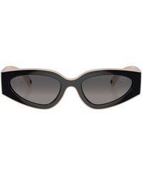 CHANEL - Geometric Frame Sunglasses - Lyst
