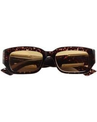 Bottega Veneta - Eyewear Dash Rectangular Frame Sunglasses - Lyst