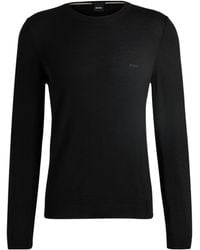 BOSS - Business Crew Neck Knit Sweater - Lyst