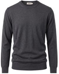 Altea - Long Sleeve Crew-Neck Sweater - Lyst